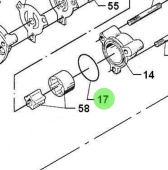 Bukh 560H0048 - O-Ring Seal for DV29RME and DV32 Engines