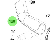 Steyr 2180994-0 - Molded Hose for Steyr Marine Engine Cooling Circuits