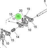 Nanni Diesel 970302794 - Valve Adjusting Screw for Valve Train