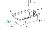 Northern Lights 90430-25001-71 - Gasket (for Oil Pan drain plug joint) 