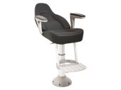Alutech 200 Flat Base Folding Back Boat Seat