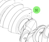 Steyr 2172816-0 - Crankshaft Spare Part