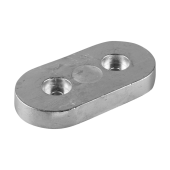 Tecnoseal 10108230 / 2629008 Kamewa Jet FF375S/FF550/A40 Zinc Oval Plate Anode 173x87x23 mm