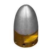 Tecnoseal Zinc Riva Propeller Anodes with Fixed Brass Plug, Shaft Ø20–50 mm
