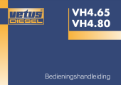 Vetus STM4993 - Operation Manual VH4.65-WH4.80 Dutch