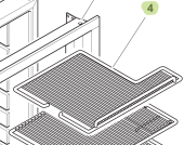 Isotherm SGC00280AA – Upper Grid Shelf for Cruise CR130 Drink Fridge