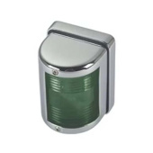 Foresti & Suardi 17B.C - Chromed Brass Green Navigation Light Starboard