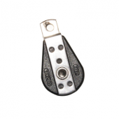 Viadana Delrin Ball Bearing Deck Block for Rope up to 6-12 mm, 22-57 mm Sheave