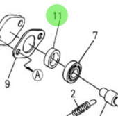 Nanni Diesel 970302886 - Speed Regulator Collar for Marine Engines