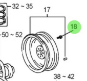 Nanni Diesel 970316141 - Hex Head Bolt with Captive Washer for Crankshaft and Pistons