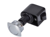 Talamex Push Button Convex Self-Latching ABS Chromed