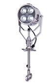 DHR Searchlight 180CS-LED, DHR180 With Handle, Manual Operation, 10-32VDC