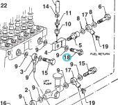 Northern Lights ND090310-0080 - BANJO BOLT WITH CHECK VALVE M1