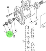 Nanni Diesel 970310980 - Starter Stopper Set for N4 and 4.TDI Engines