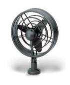 Hella Marine 8EV 006 239-002 - Single Speed “Jet” Fan 12V Black Housing