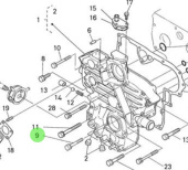 Nanni Diesel 970312954 - Timing Gear Case Bolt for N4.60 Engines
