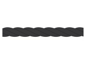 Talamex Tiptolest 3-Strand Black 16mm 140m