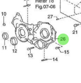 Nanni Diesel 970312096 - Timing Gear and Rear Plate Cover for T4.155 and 4.380TDI Engines
