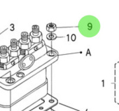 Nanni Diesel 970307368 - Jet Start Cock Assembly for Injection Feed Pump
