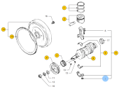 Vetus STM2557 - Connecting Rod Nut