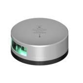 Lopolight 301-008-FB - Starboard Navigation Light 112.5° Green 2NM Horizontal Mount Anodized Aluminum Flat Base