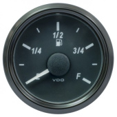 VDO A2C3833150001 - SingleViu 0245 Fuel Level 90-0.5 Ohm Black 52mm