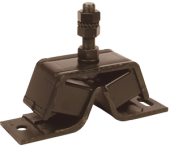 Allpa Flexible Anti Vibration Mount, 60° Shore, Pin M16, Dims. 205x60x75mm, Max. 60kg