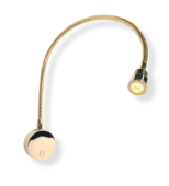 Prebit 20113709/USB - LED Flexible Light 01-1 with USB, 500mm, Gold-glossy, ww 44°, 11-30V DC - 3W, With Integrated Dimmer