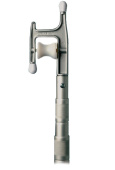 Osculati 34.916.42 - Tritelescopic boat hook with roller