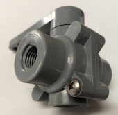 Parker 60-0140 3-Way 1/4" FNPT PVC Product Selector Valve
