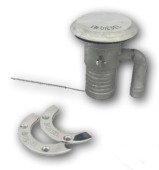 Allpa Stainless Steel Deck Entry 'Diesel' With Vent; Connection 38mm