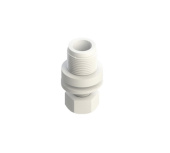 Pacific Aerials P6080 - SeaMaster Antenna Deck Feedthrough Support White 1"x14