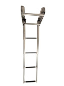 Hollex Telescopic Swimming Ladder Stainless Steel 316 4 Steps Fold