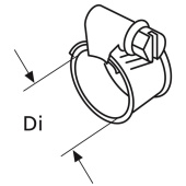 Webasto 1320248A - HOSE CLAMP WIDTH 7 16-25, 20 PCS