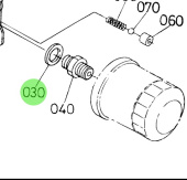Bukh 04011-50180 - Plain Washer for EPA36 Gear Case