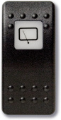 Mastervolt 70906708 - Waterproof Switch Rear Windscreen Wiper (Button only)