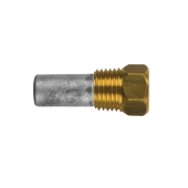 Tecnoseal N51-11325-01 Yamaha Hydra Drive Zinc Pencil Anode with Brass Plug Ø12 x 52 mm 3/8" BSPT
