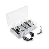 Cannon 2250002 Terminator Kit, 6 Line Terminators with Stainless Steel Snap Swivels and Cushion Sleeves