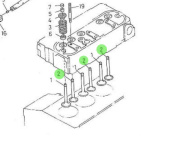 Nanni Diesel 970302781 - Exhaust Valve for 3.100HE and 4.150HE Engines