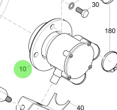Steyr 2174556-0 - Raw Water Pump for Steyr MO236-FDE Engines