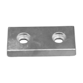 Tecnoseal Hull and Transom Plate Anode with Insert 210x100x32 mm