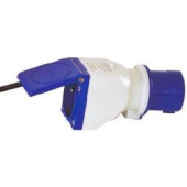 Plastimo 409677 - Blue Adaptor (French Plug) 16A 2+T EC/+P17  IP 20