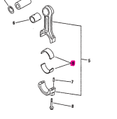 Northern Lights 6222-31-3040 - Connecting Rod Bearing Assembly, Std.