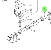 Bukh 521B0163 - Woodruff Key for DV36 and DV48 Engines