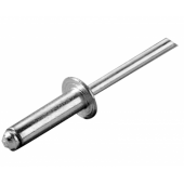 Stainless Steel Rivets with Stainless Steel Mandrel Ø4–4.8 mm, 100 pcs