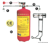 Osculati 31.519.16 - Firekill Extinguishing System Pressure Gauge 6 kg