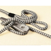 Meyer-Sansboeuf 16-Plait Polyester Marina Mooring Line with Eye Splice