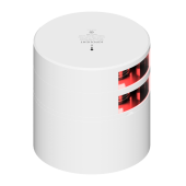 Lopolight 301-009ST-WH - Navigation Light 2NM 112,5° Red, Port, Double, White Ceramic Coated