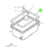 Nanni Diesel 970307880 - Oil Pan Gasket for 3.75HE Engines