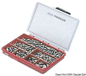 Osculati A2 Stainless Steel Self-Tapping Screw Assortment Box, 540 pcs - 37.300.01